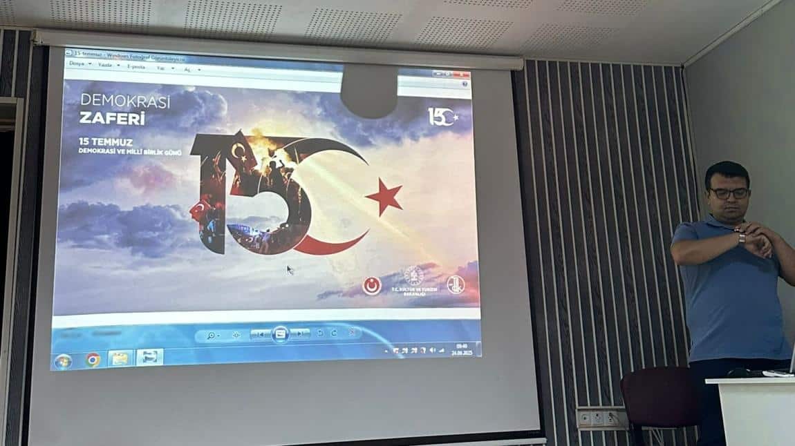 15 Temmuz Demokrasi ve Milli Birlik Günü Şehitleri Anma Töreni 